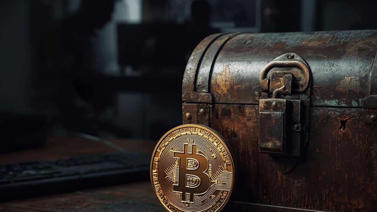 Representación del riesgo de pérdida de acceso a criptomonedas por fallecimiento.