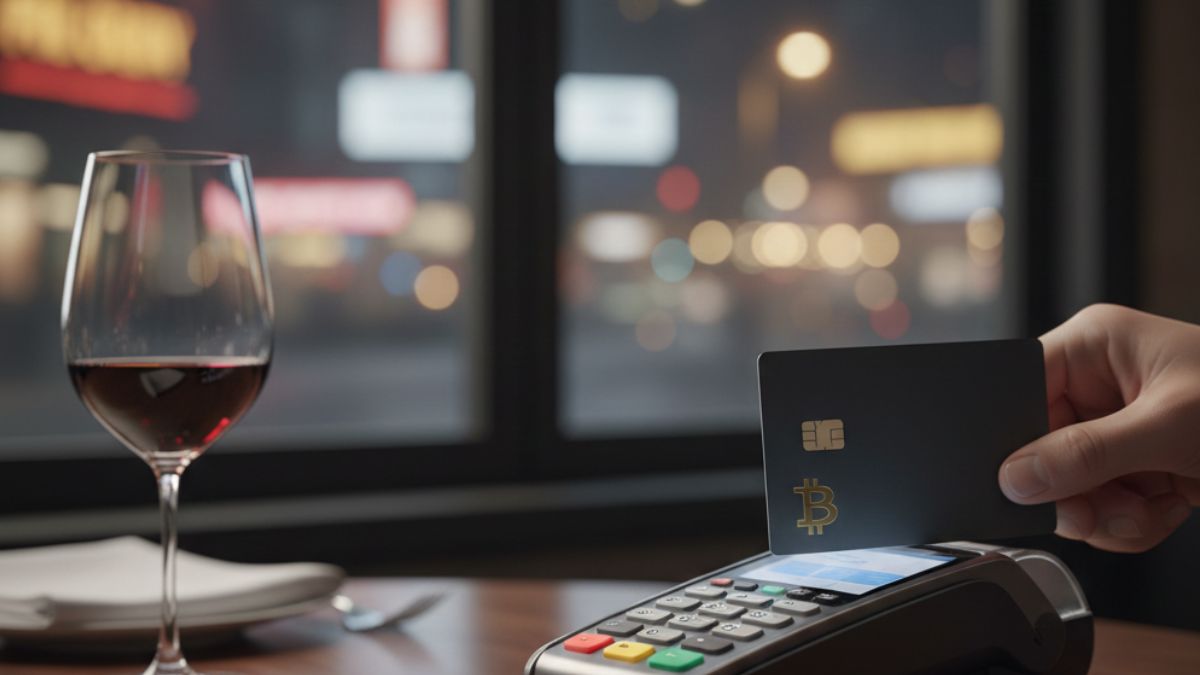 Uso de tarjeta de débito cripto para evitar intermediarios bancarios.