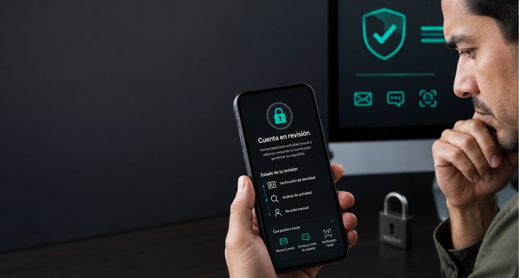 Cuenta de OKX en revisión o restringida por seguridad
